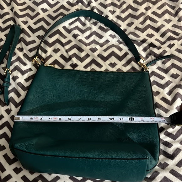 Jade Green and Gold Coach Bag - Picture 3 of 6